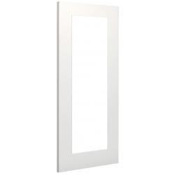 Denver White Primed Internal Door with Clear Glass (18mm Lippings)